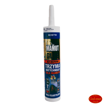 KLEJ MONTAŻOWY MAMUT-GLUE 290ml.POLYMER.BIAŁY